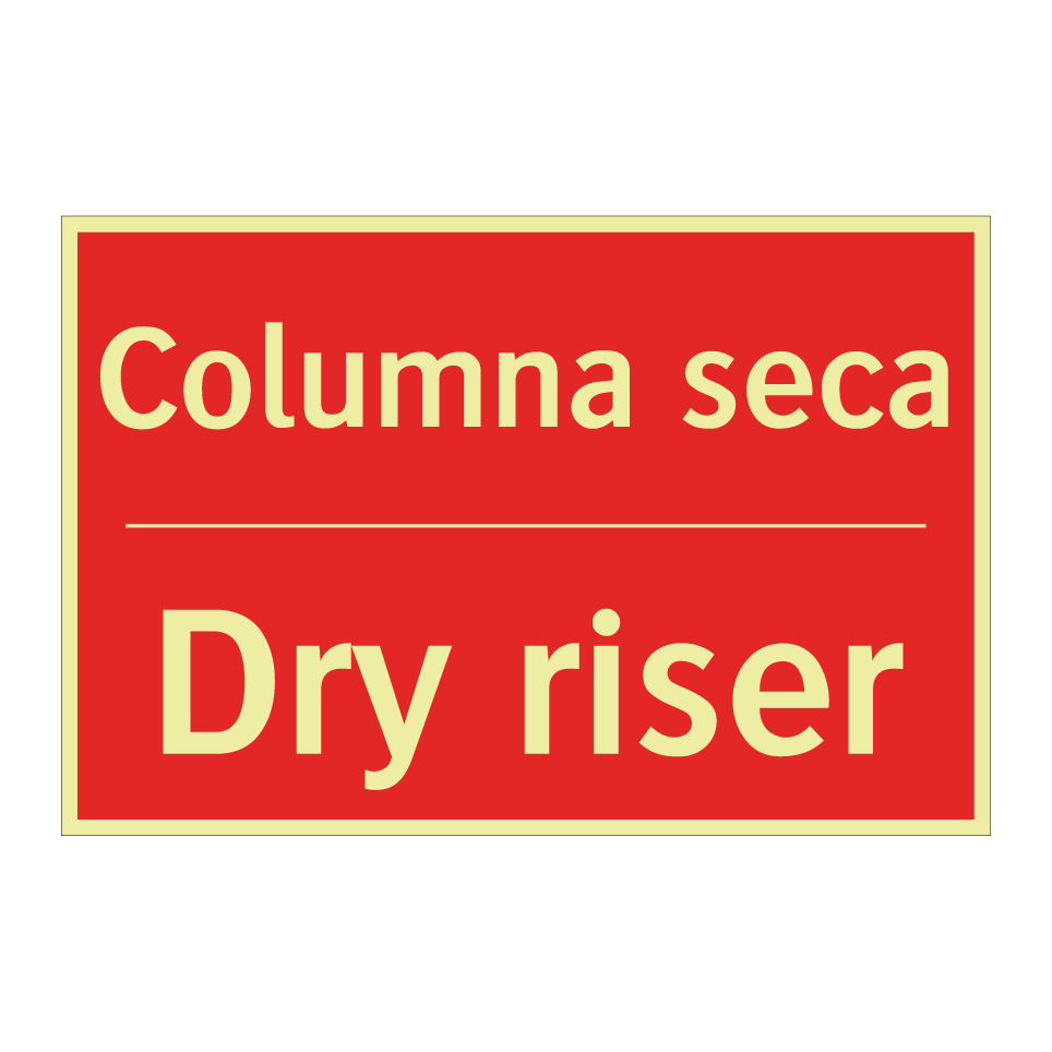 Columna seca - Dry riser