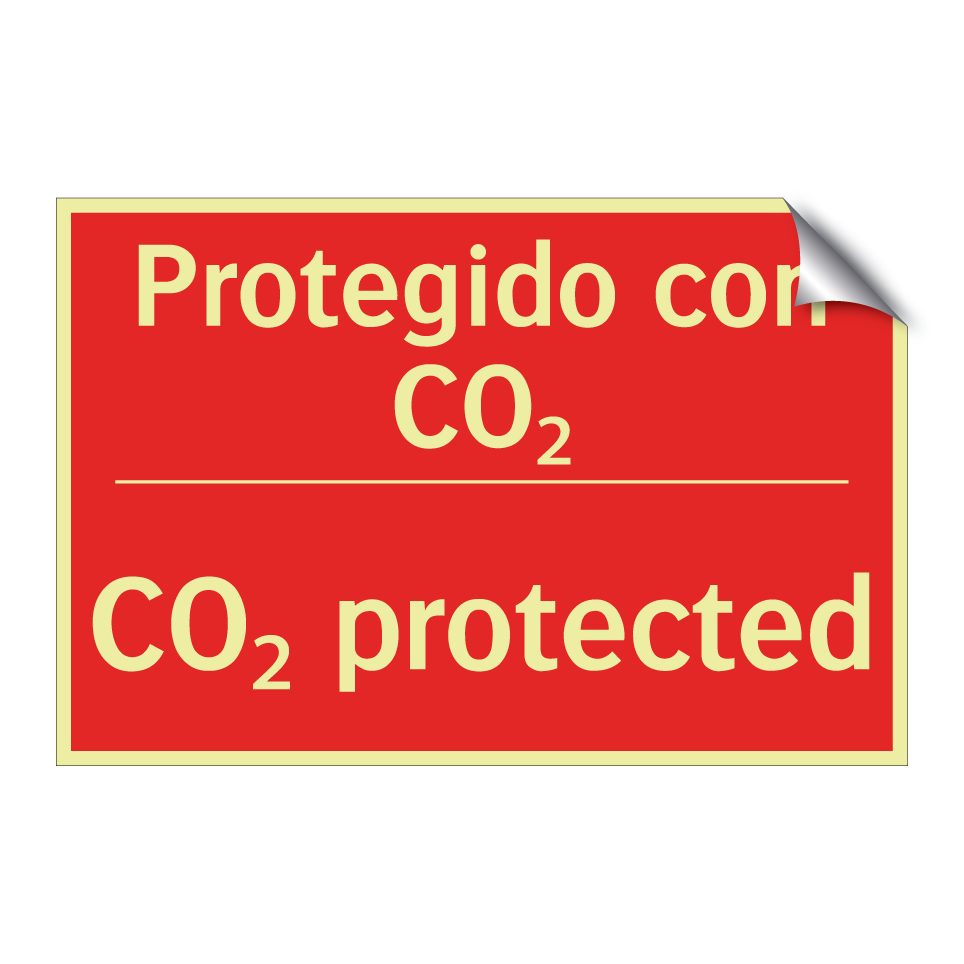 Protegido con CO₂ - CO₂ protected