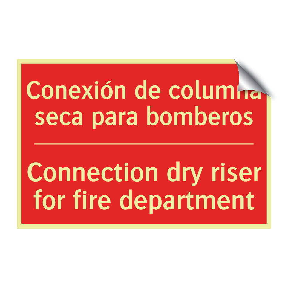 Conexión de columna seca para /.../ - Connection dry riser for fire /.../