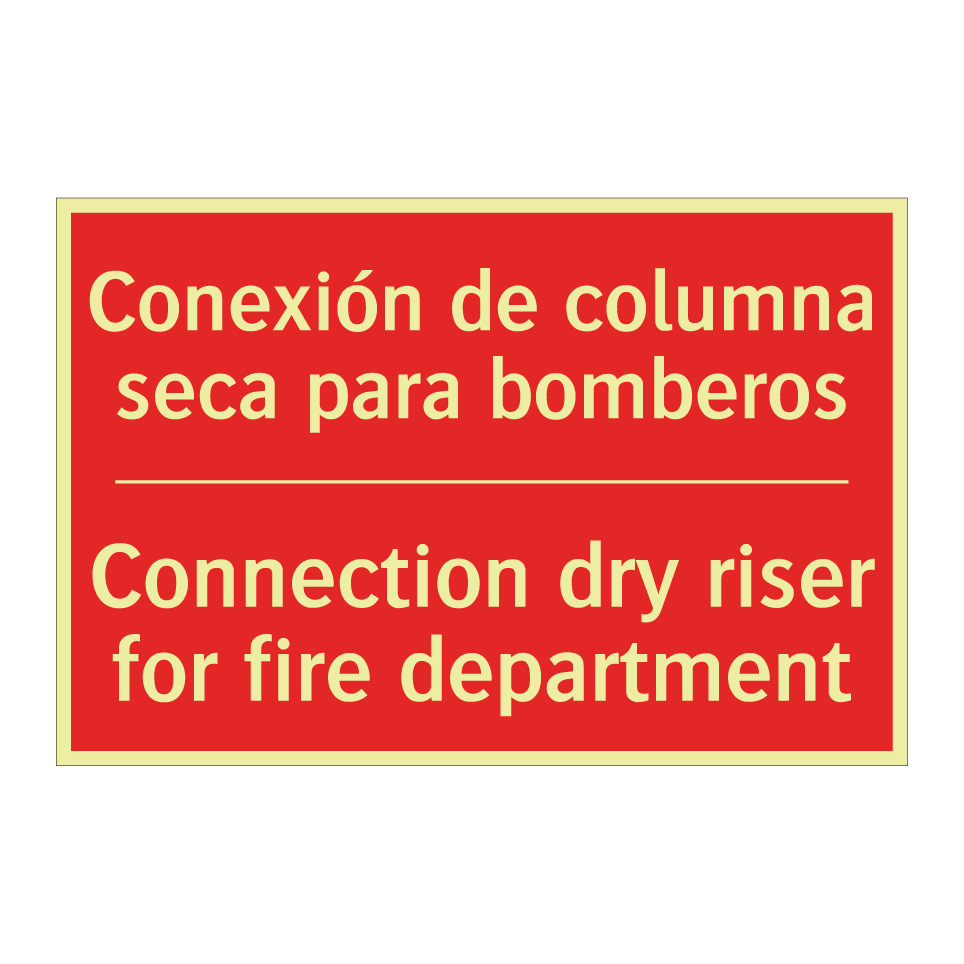 Conexión de columna seca para /.../ - Connection dry riser for fire /.../