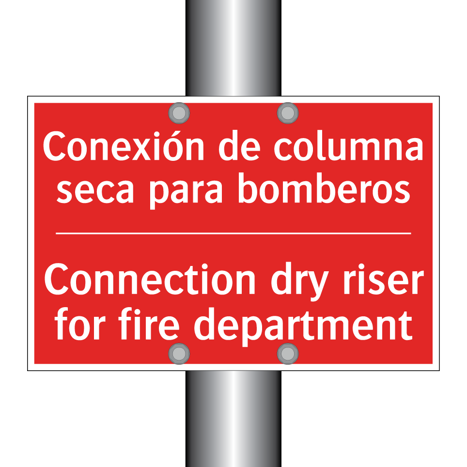 Conexión de columna seca para /.../ - Connection dry riser for fire /.../