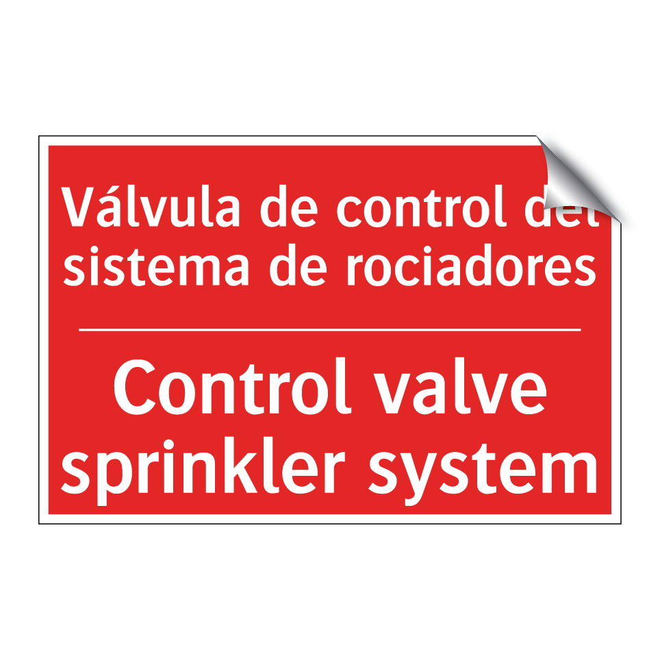 Válvula de control del /.../ - Control valve sprinkler system