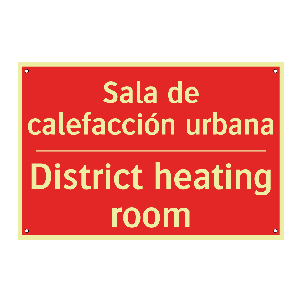 Sala de calefacción urbana - District heating room