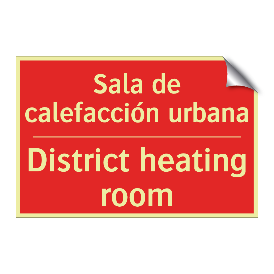 Sala de calefacción urbana - District heating room