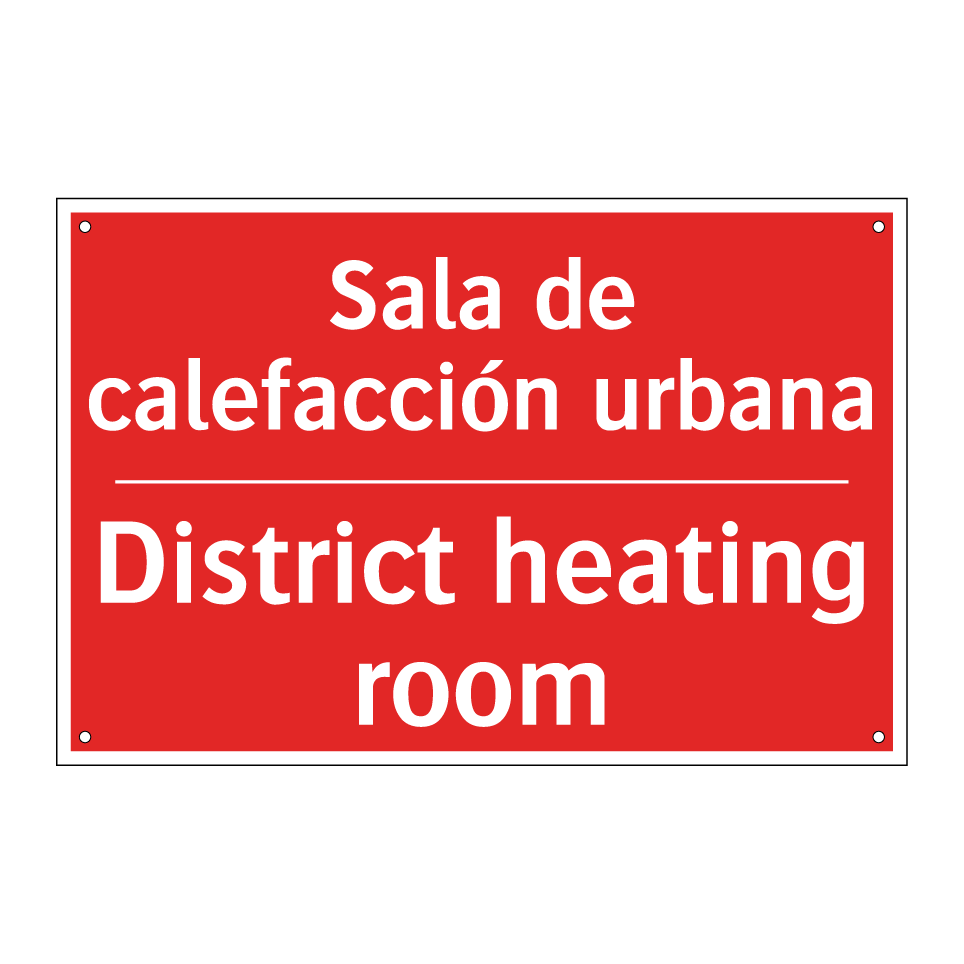 Sala de calefacción urbana - District heating room
