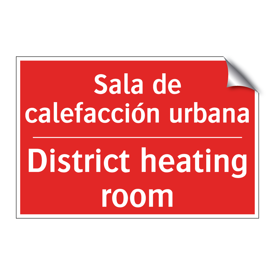 Sala de calefacción urbana - District heating room