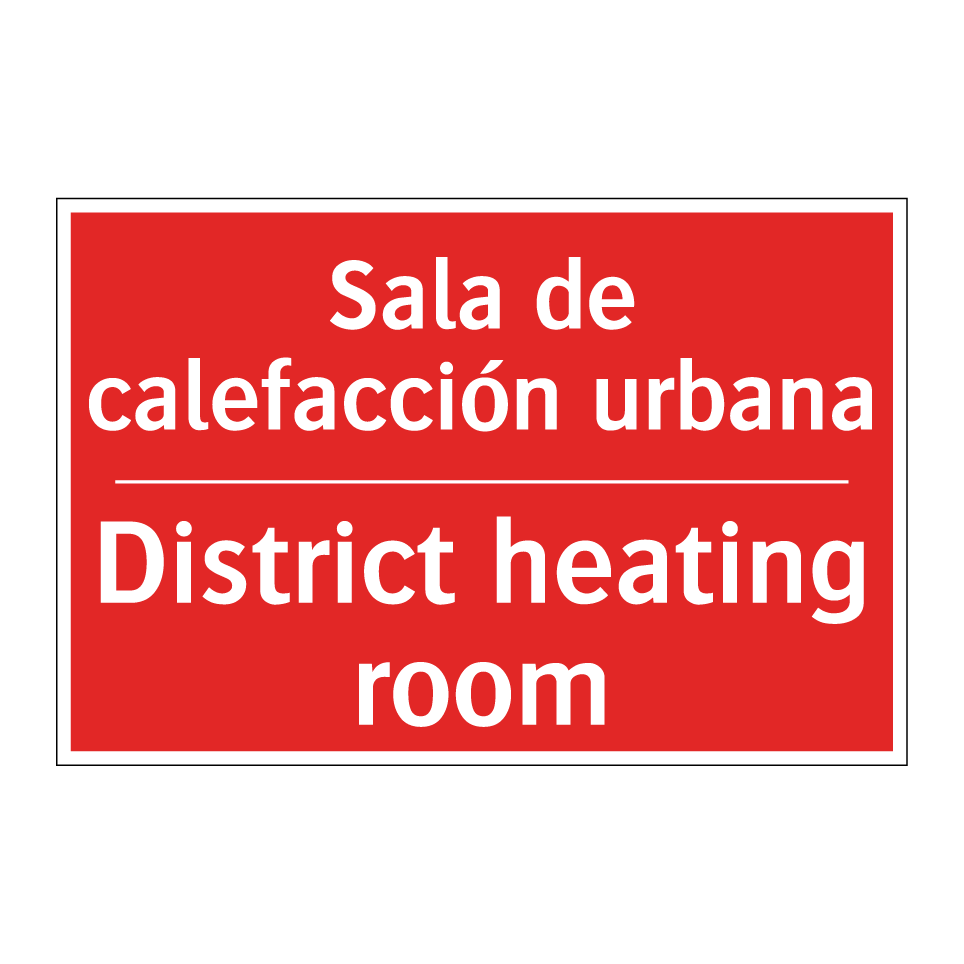 Sala de calefacción urbana - District heating room
