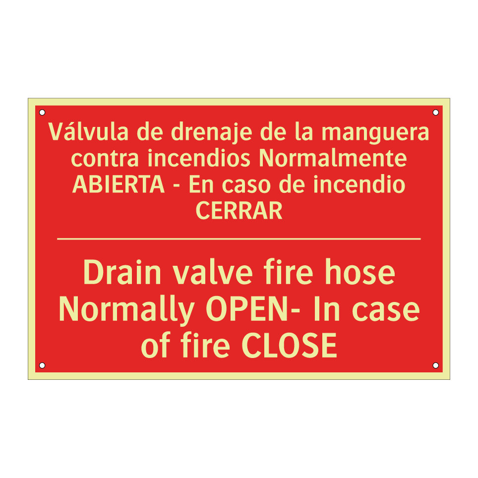 Válvula de drenaje de la /.../ - Drain valve fire hose /.../
