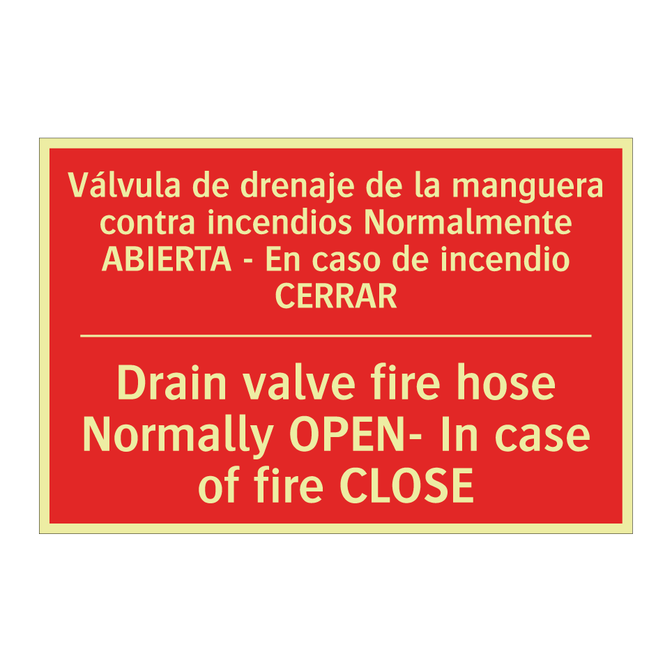 Válvula de drenaje de la /.../ - Drain valve fire hose /.../