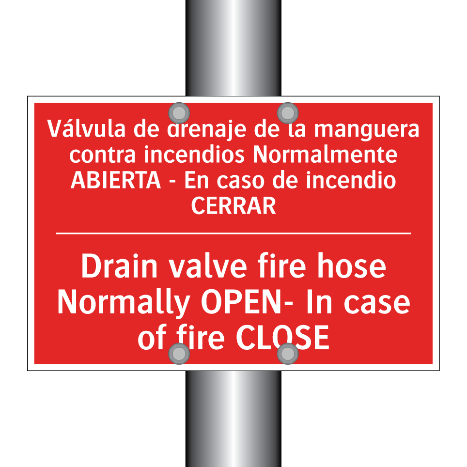 Válvula de drenaje de la /.../ - Drain valve fire hose /.../