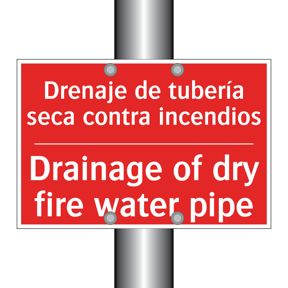 Drenaje de tubería seca /.../ - Drainage of dry fire water /.../