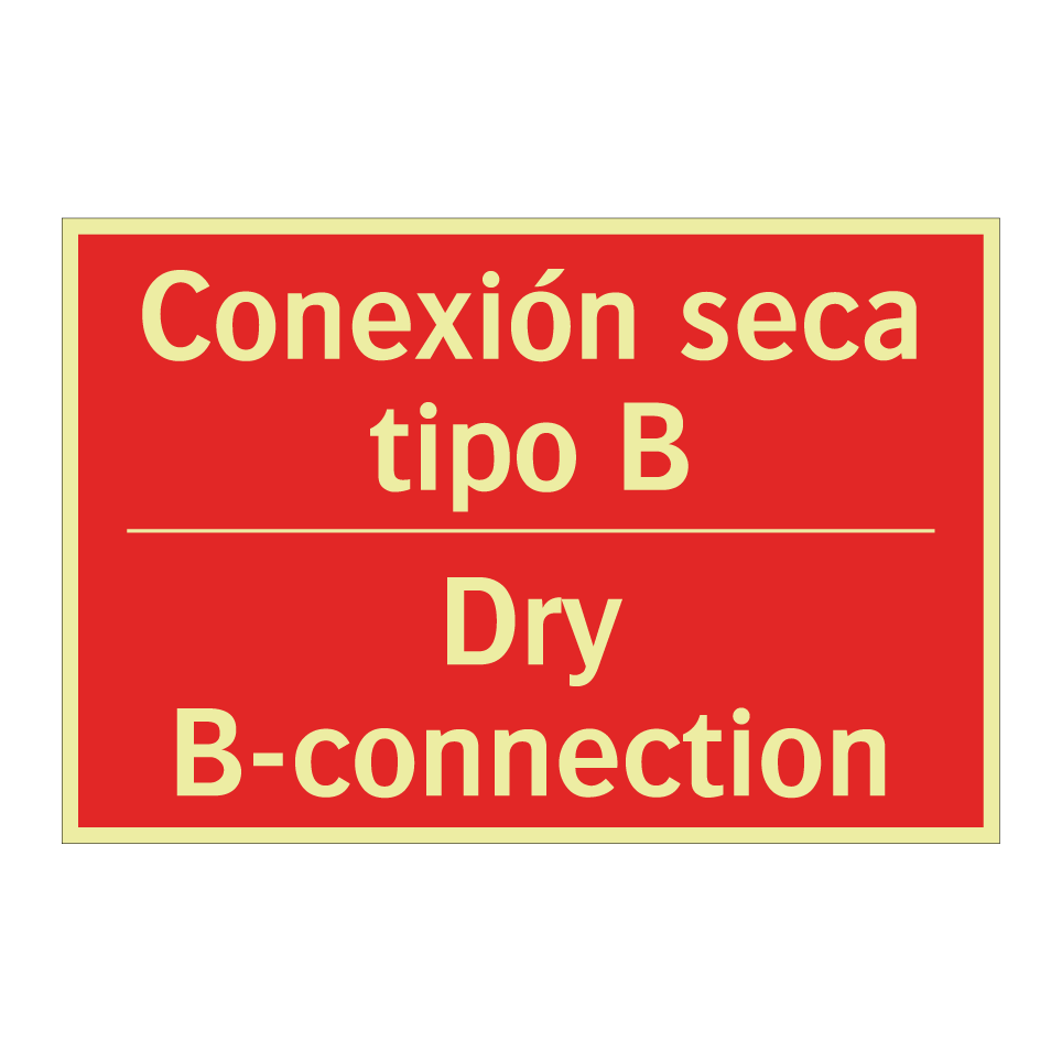 Conexión seca tipo B - Dry B-connection