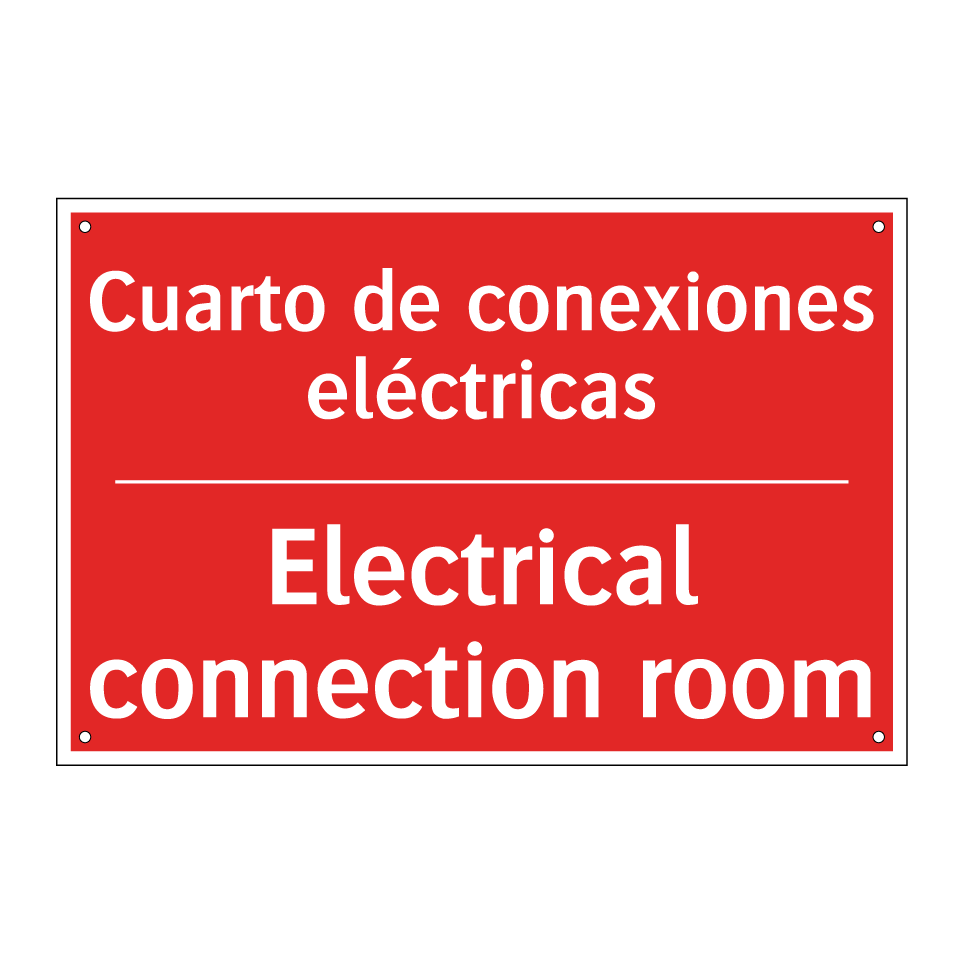 Cuarto de conexiones /.../ - Electrical connection room