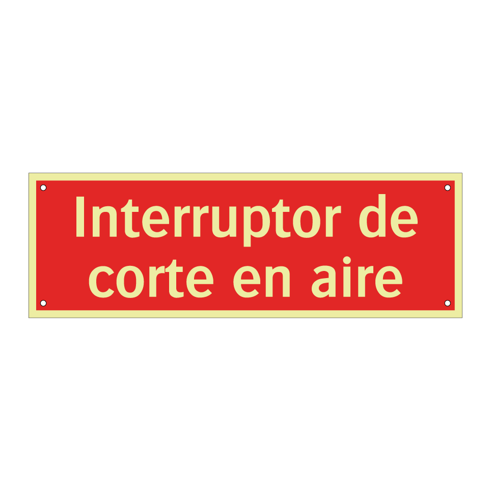 Interruptor de corte en aire
