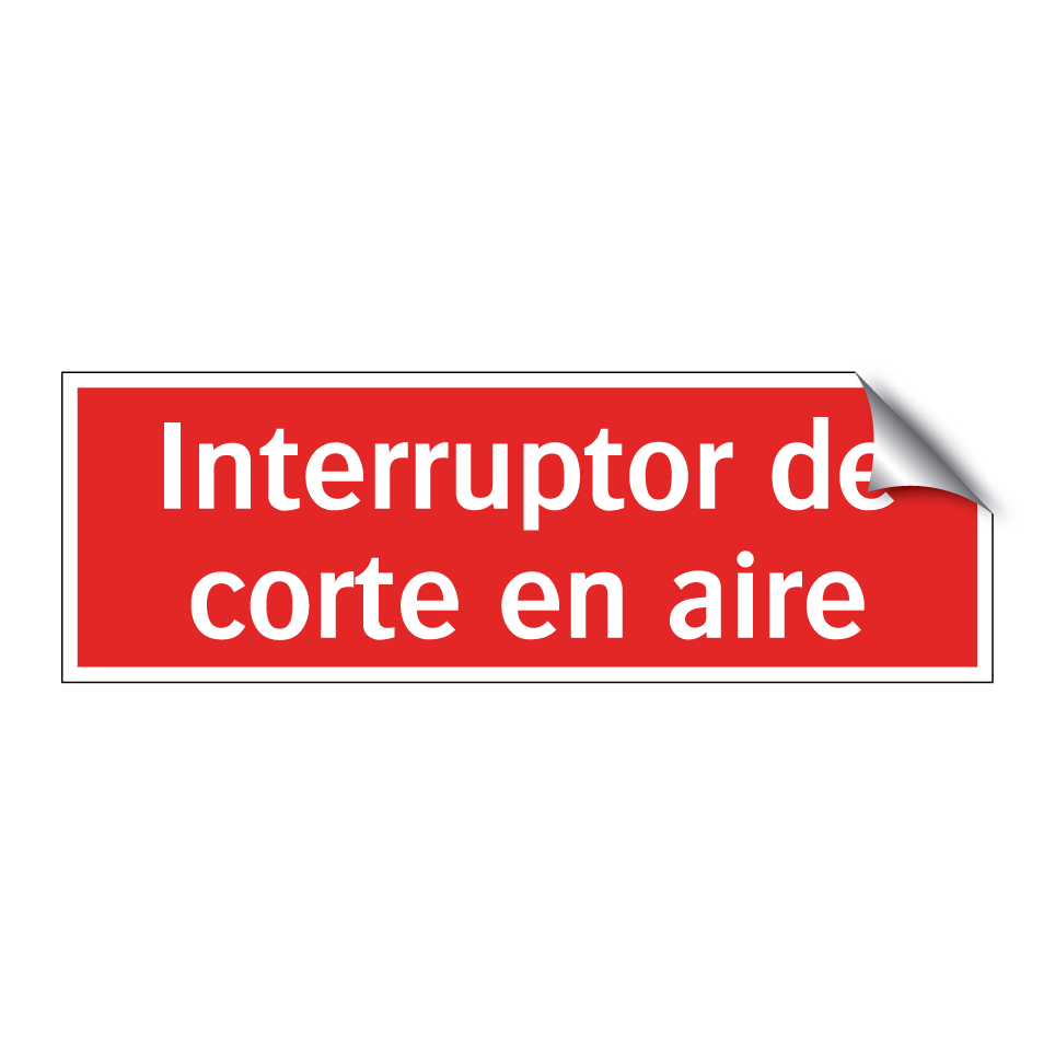 Interruptor de corte en aire