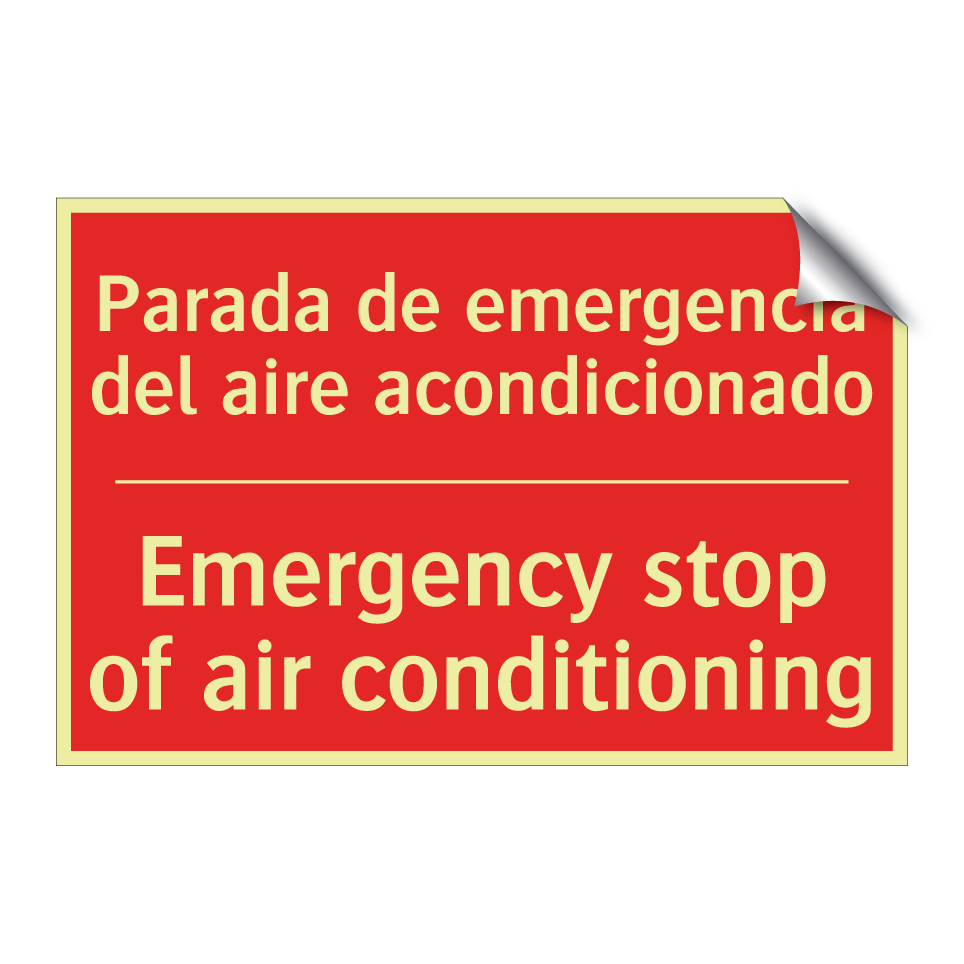 Parada de emergencia del aire /.../ - Emergency stop of air /.../