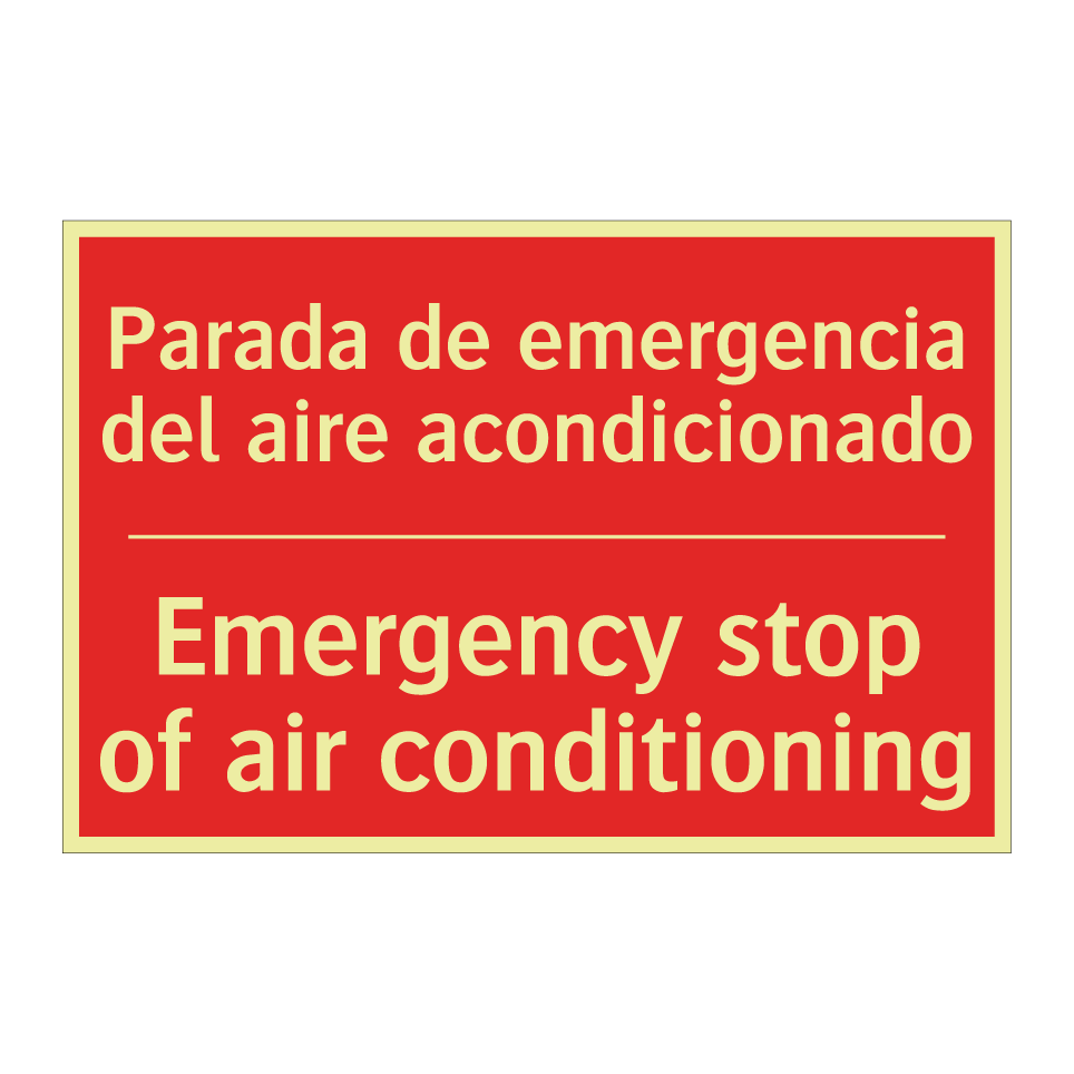 Parada de emergencia del aire /.../ - Emergency stop of air /.../
