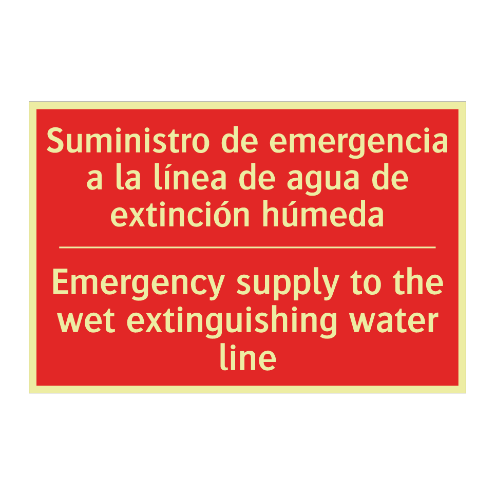 Suministro de emergencia a la /.../ - Emergency supply to the wet /.../