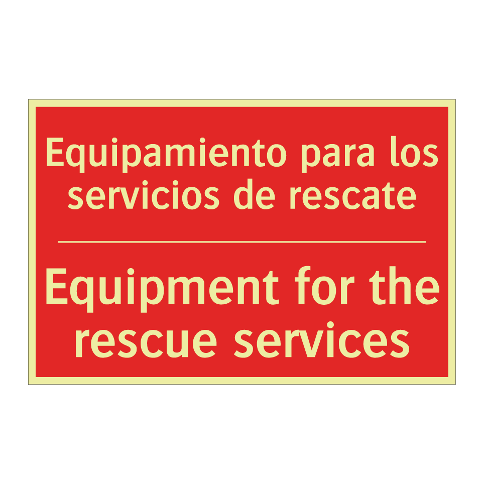 Equipamiento para los /.../ - Equipment for the rescue /.../