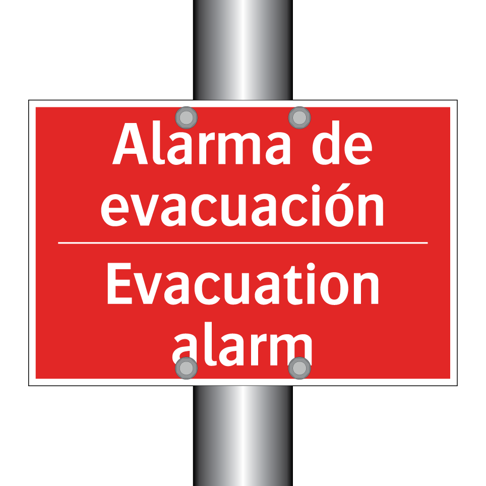 Alarma de evacuación - Evacuation alarm