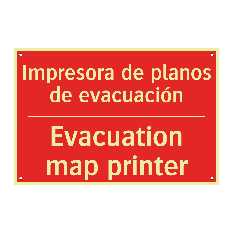 Impresora de planos de /.../ - Evacuation map printer