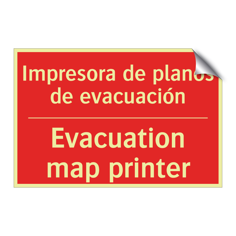 Impresora de planos de /.../ - Evacuation map printer