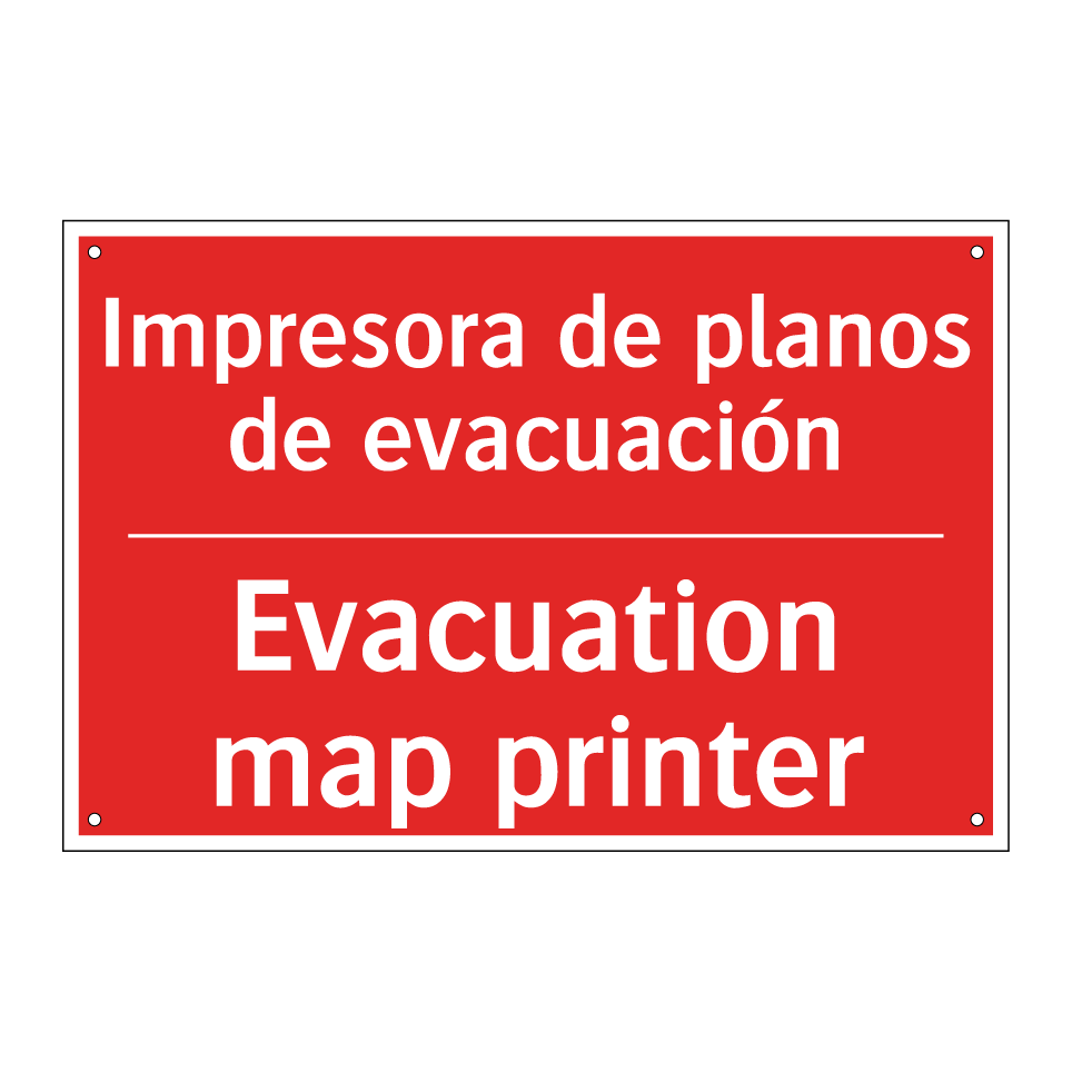 Impresora de planos de /.../ - Evacuation map printer
