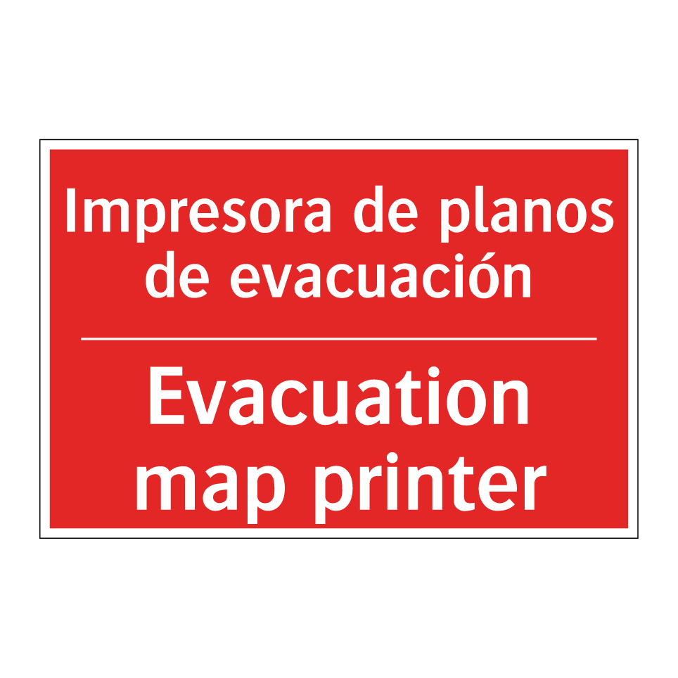 Impresora de planos de /.../ - Evacuation map printer