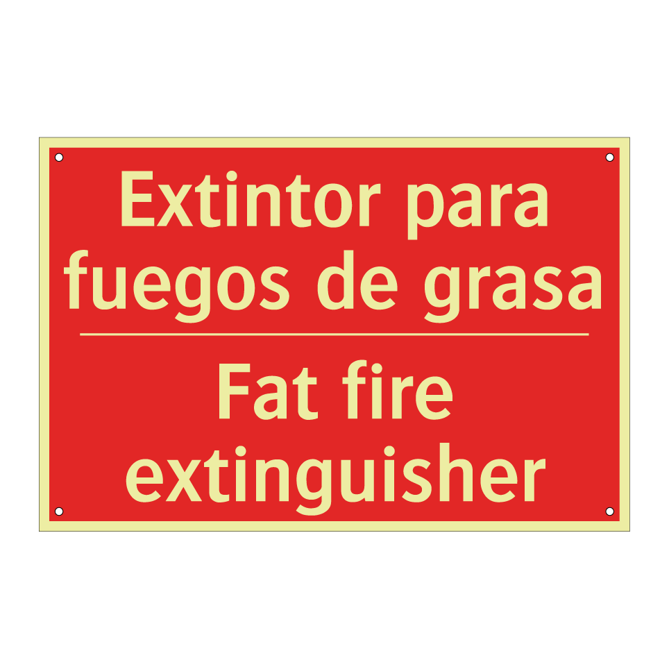 Extintor para fuegos de grasa - Fat fire extinguisher