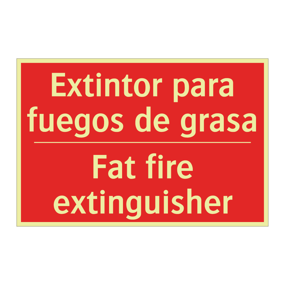 Extintor para fuegos de grasa - Fat fire extinguisher
