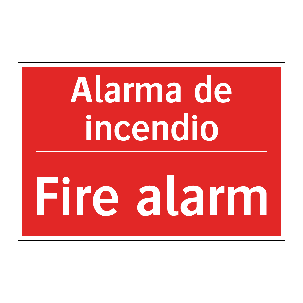Alarma de incendio - Fire alarm