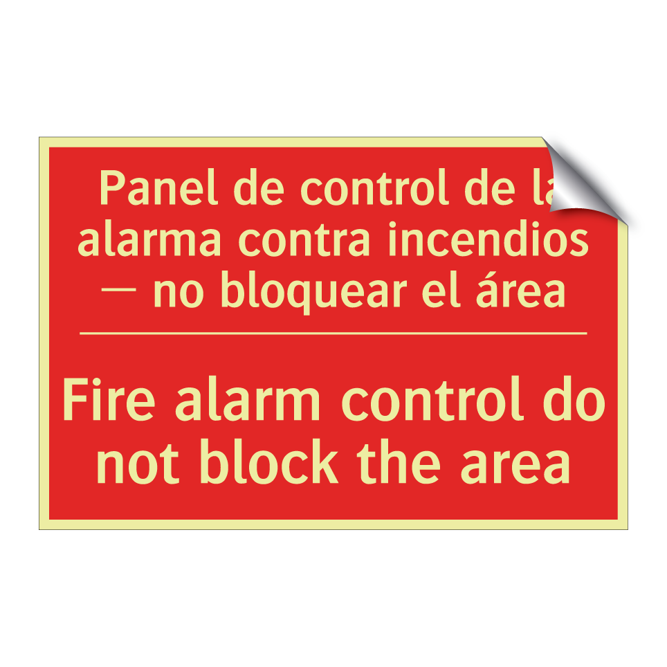 Panel de control de la alarma /.../ - Fire alarm control do not /.../
