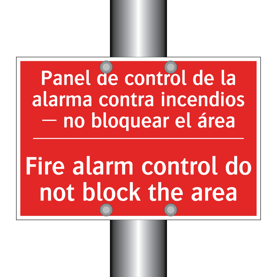 Panel de control de la alarma /.../ - Fire alarm control do not /.../