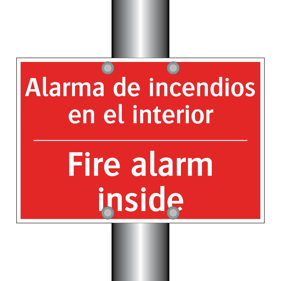 Alarma de incendios en el /.../ - Fire alarm inside