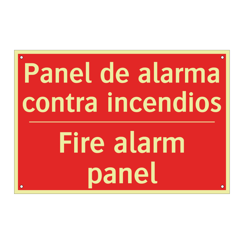 Panel de alarma contra /.../ - Fire alarm panel
