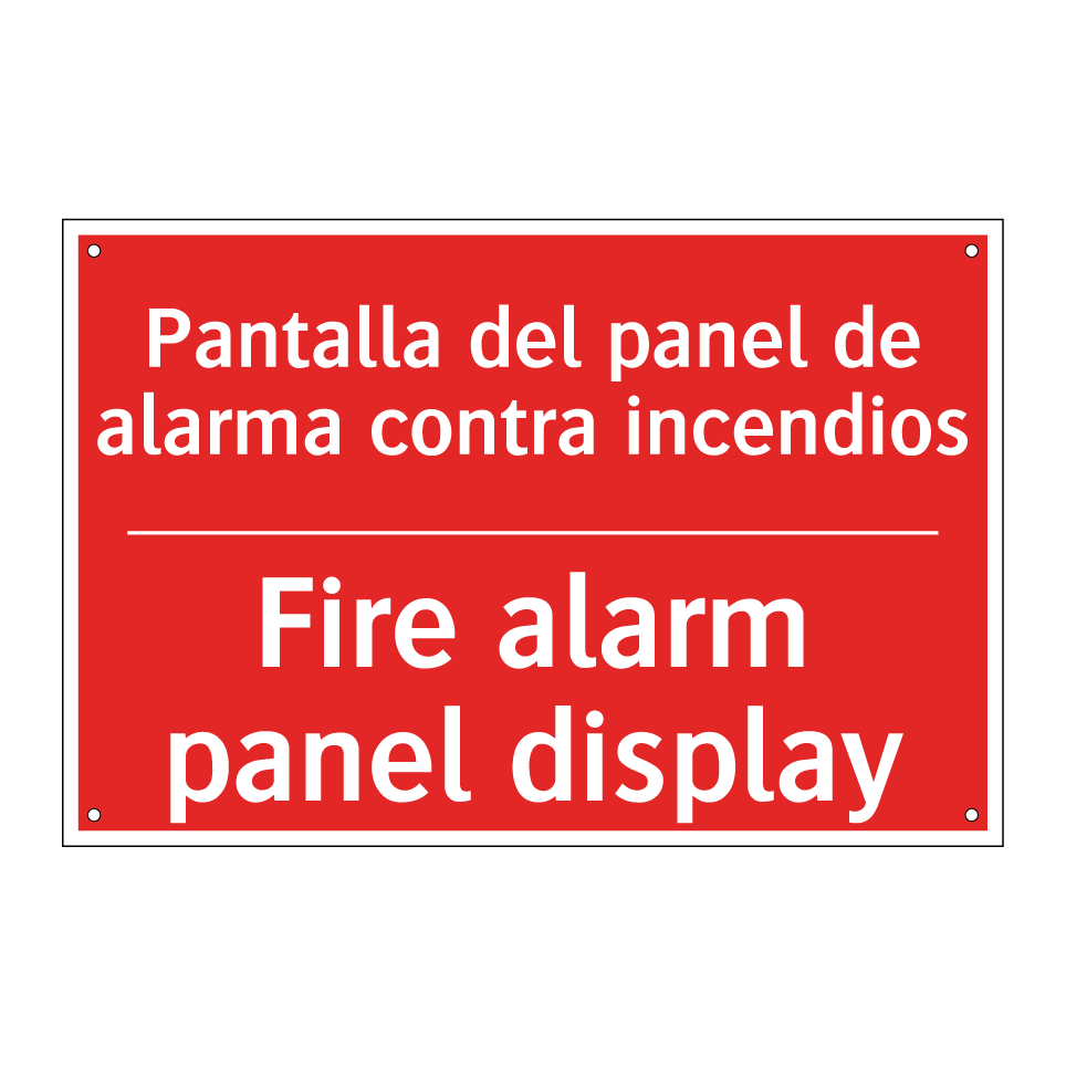 Pantalla del panel de alarma /.../ - Fire alarm panel display