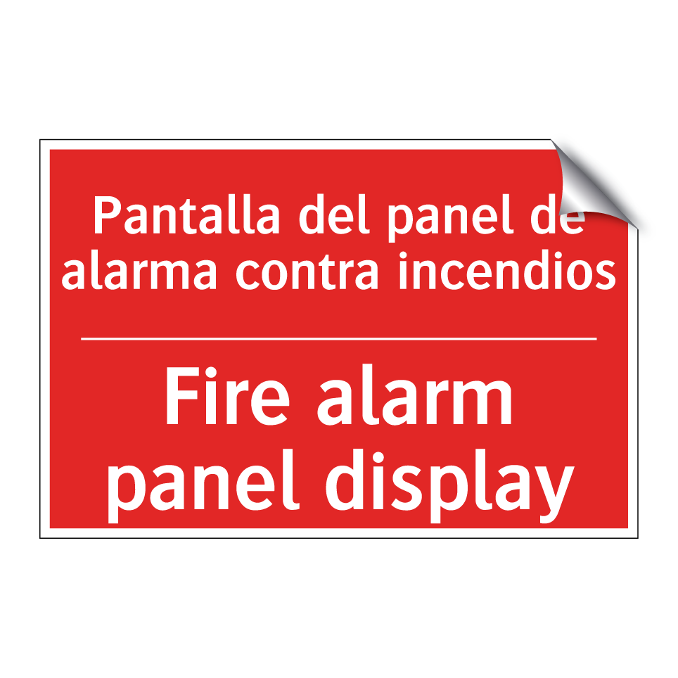 Pantalla del panel de alarma /.../ - Fire alarm panel display
