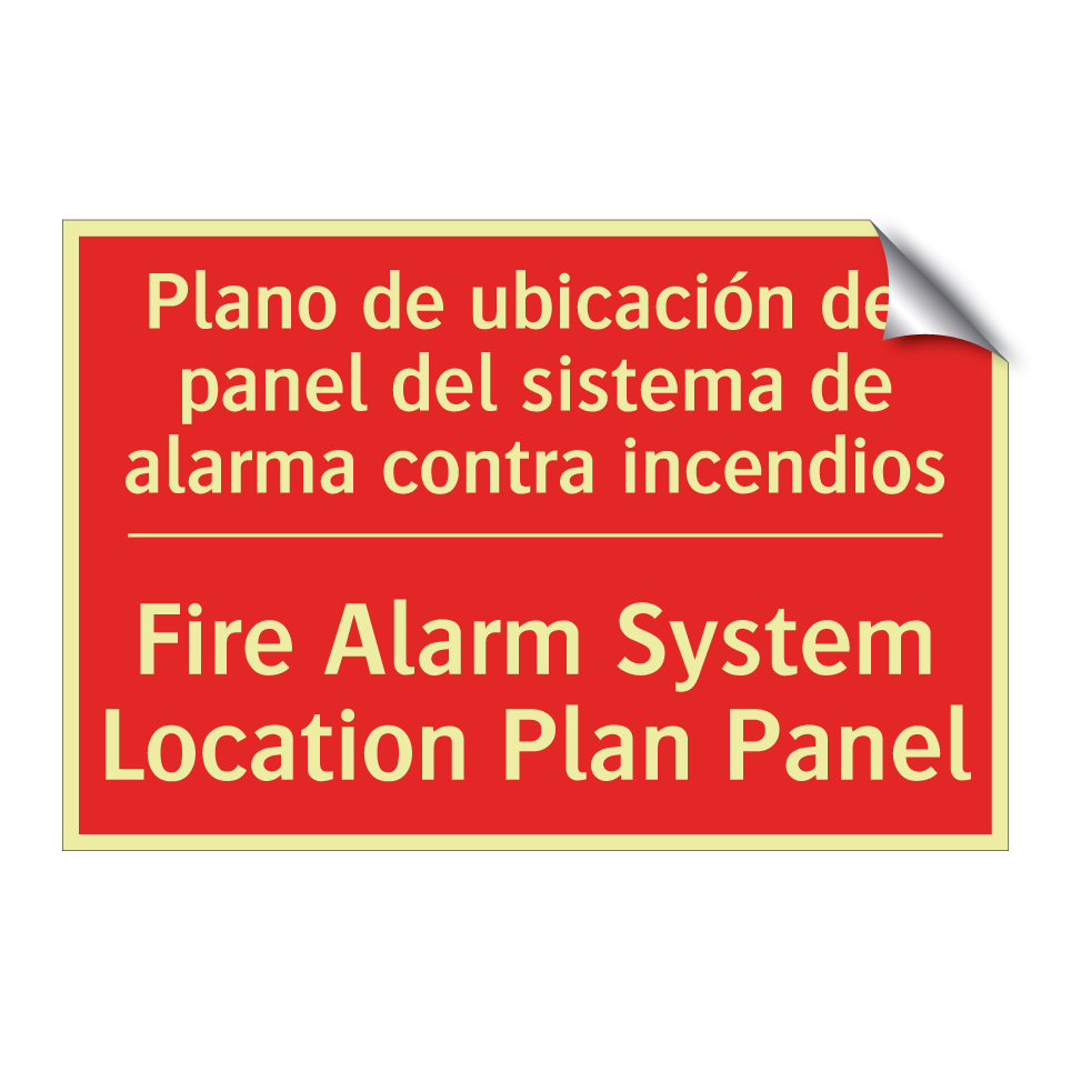 Plano de ubicación del panel /.../ - Fire Alarm System Location /.../