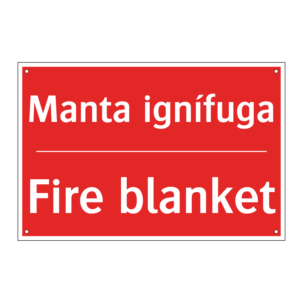 Manta ignífuga - Fire blanket