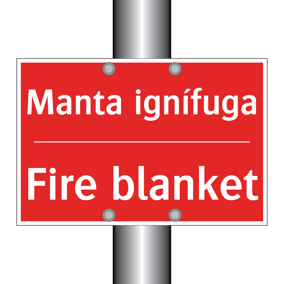 Manta ignífuga - Fire blanket