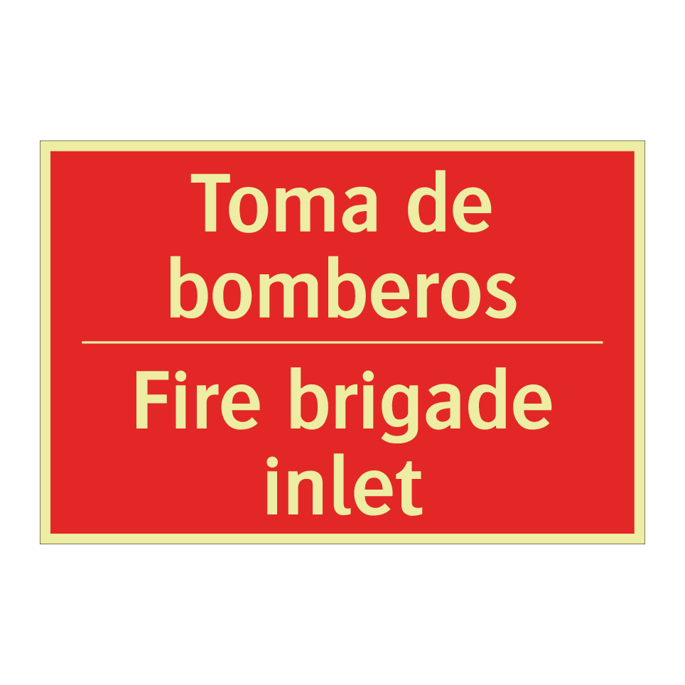 Toma de bomberos - Fire brigade inlet