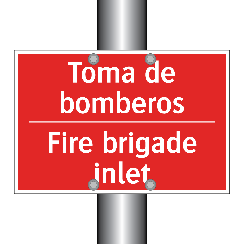 Toma de bomberos - Fire brigade inlet