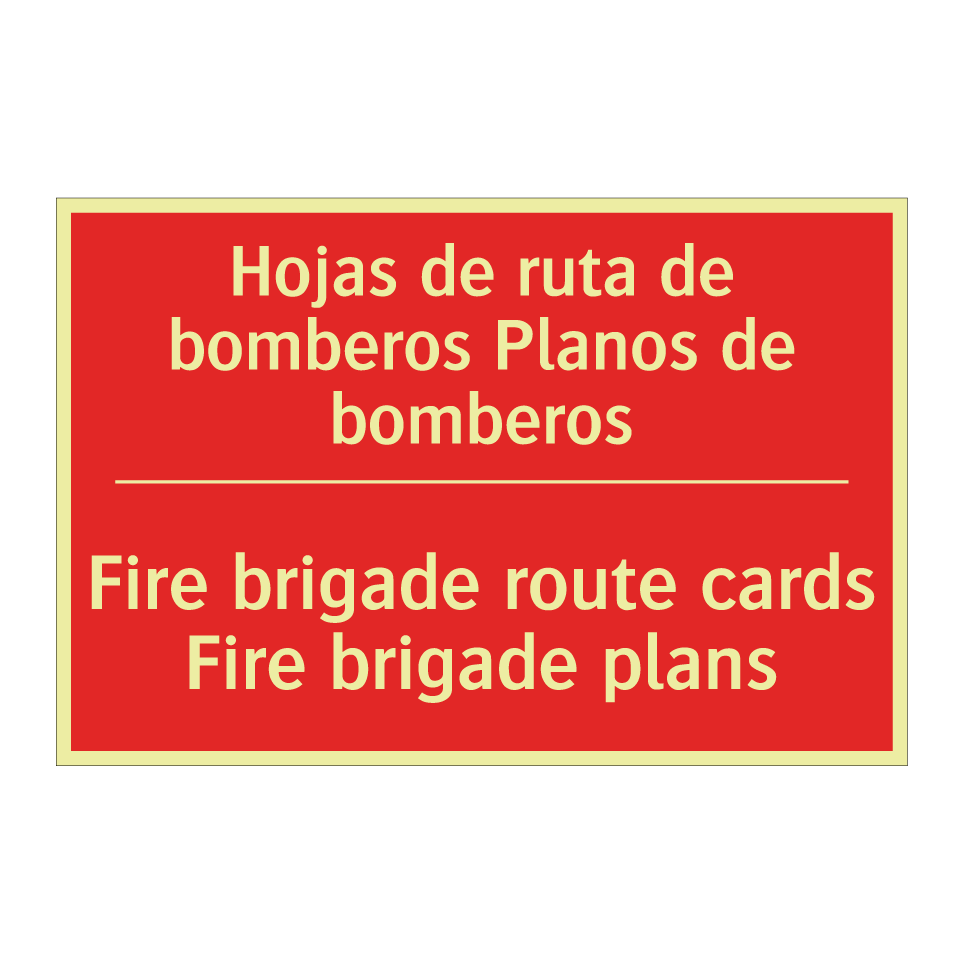 Hojas de ruta de bomberos /.../ - Fire brigade route cards Fire /.../