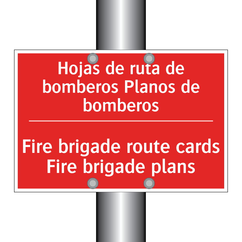 Hojas de ruta de bomberos /.../ - Fire brigade route cards Fire /.../