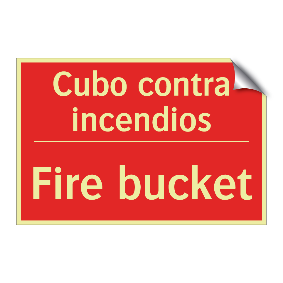Cubo contra incendios - Fire bucket