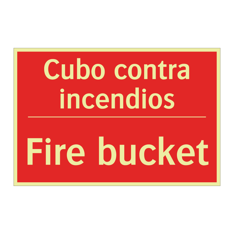 Cubo contra incendios - Fire bucket