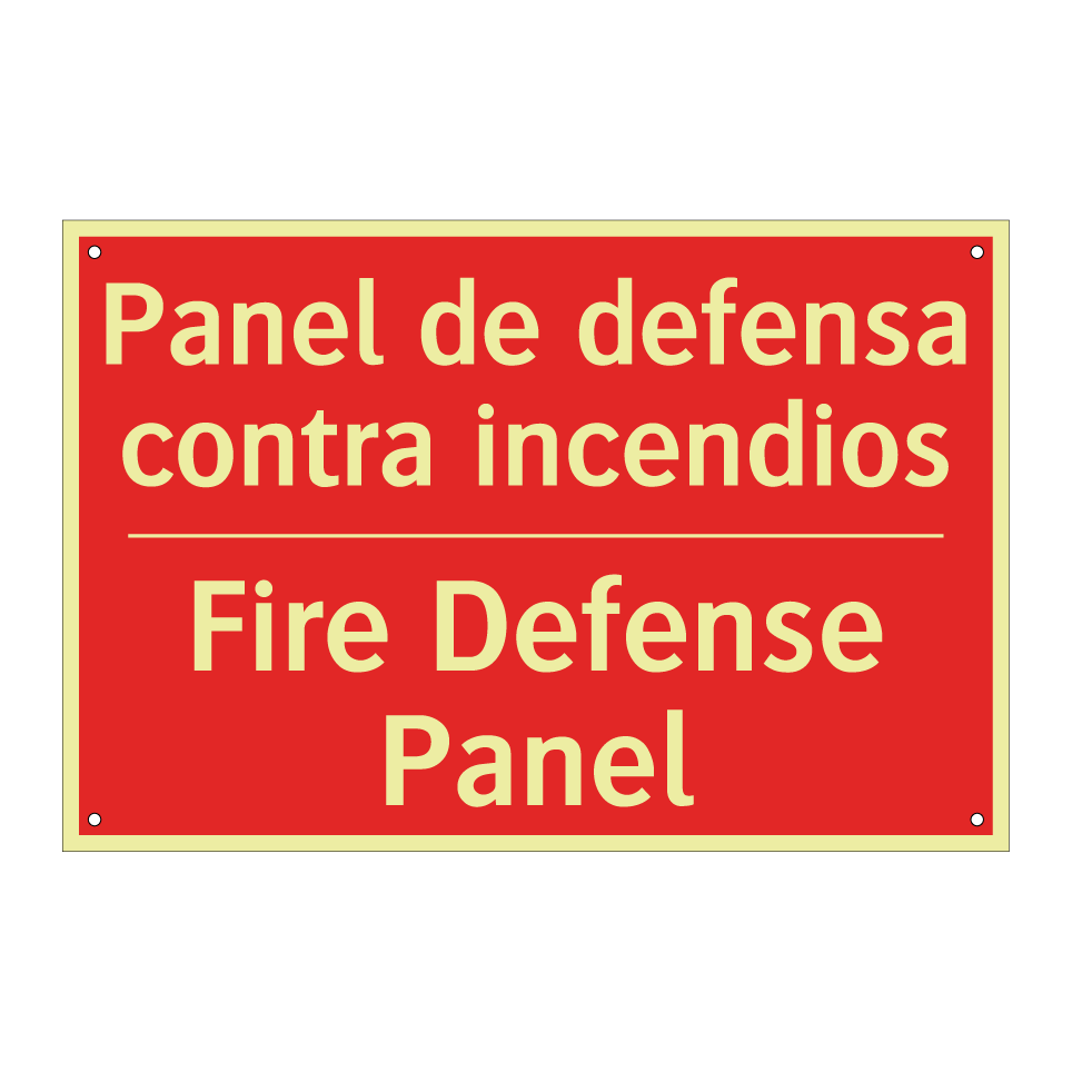 Panel de defensa contra /.../ - Fire Defense Panel