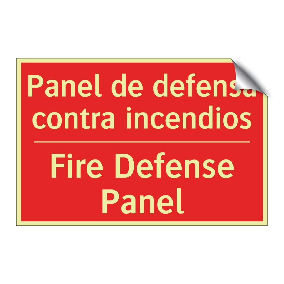 Panel de defensa contra /.../ - Fire Defense Panel
