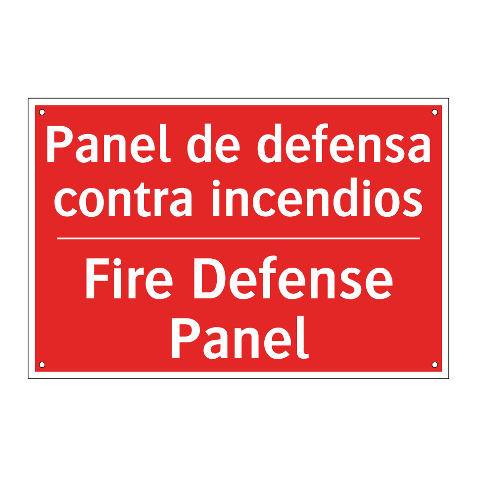 Panel de defensa contra /.../ - Fire Defense Panel