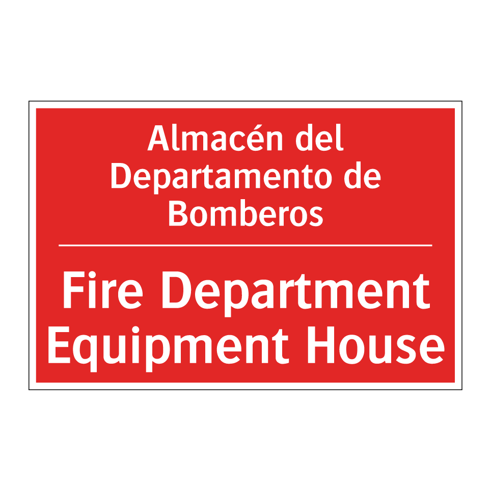 Almacén del Departamento de /.../ - Fire Department Equipment /.../